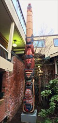 Image for Nootka Court Totem Pole - Courtyard - Victoria, British Columbia, Canada