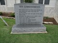 Image for The Ten Commandments (Exodus 20:1-17) - Marshall County Courthouse - Madill, OK