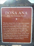 Image for Doña Ana (On the Camino Real)