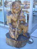 Image for Kneeling Indian - Chainsaw Art, Sterling Heights, MI.