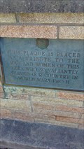 Image for World Wars I and II Tribute - Veteran's Memorial Park, Bangor, WI