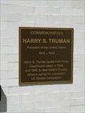 Image for Commemorating Harry S. Truman - New Madrid, Missouri