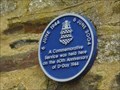 Image for D-Day 60th Anniversary Blue Plaque, Red Lion Yard, Okehampton, Devon, UK