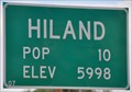 Image for Hiland, Wyoming ~ Population 10