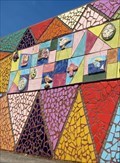 Image for Triangles - Mosaic - Eisenhower Pier, Bangor, Northern Ireland.