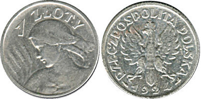 Złotówka z 1924